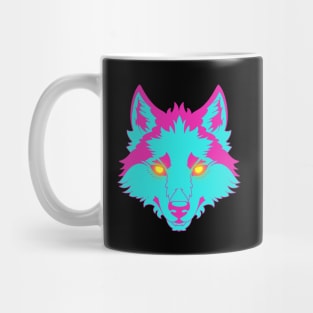 Retro Wolf Mug